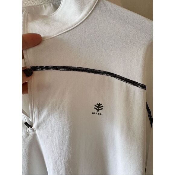 Coolibar UPF 50+ Men's Point Break Rash Guard - Sun Protective XXL - Picture 5 of 10